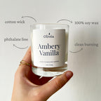 Scented Candle Duo – Hand-poured Soy Candles Set