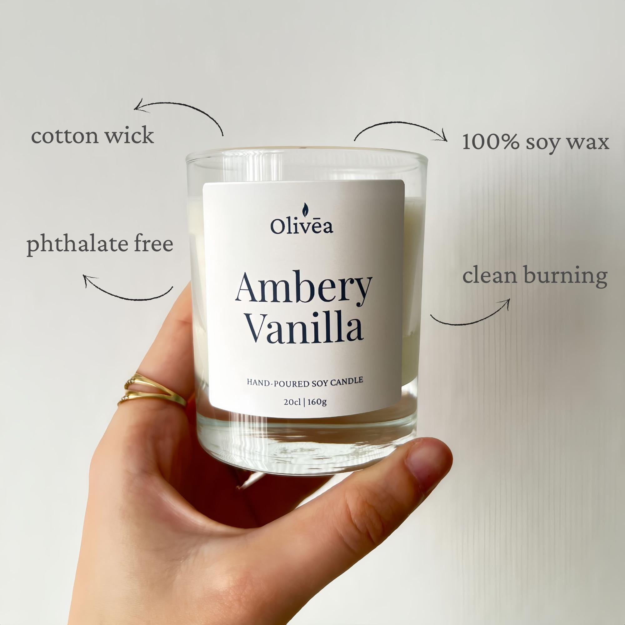 Scented Candle Duo – Hand-poured Soy Candles Set