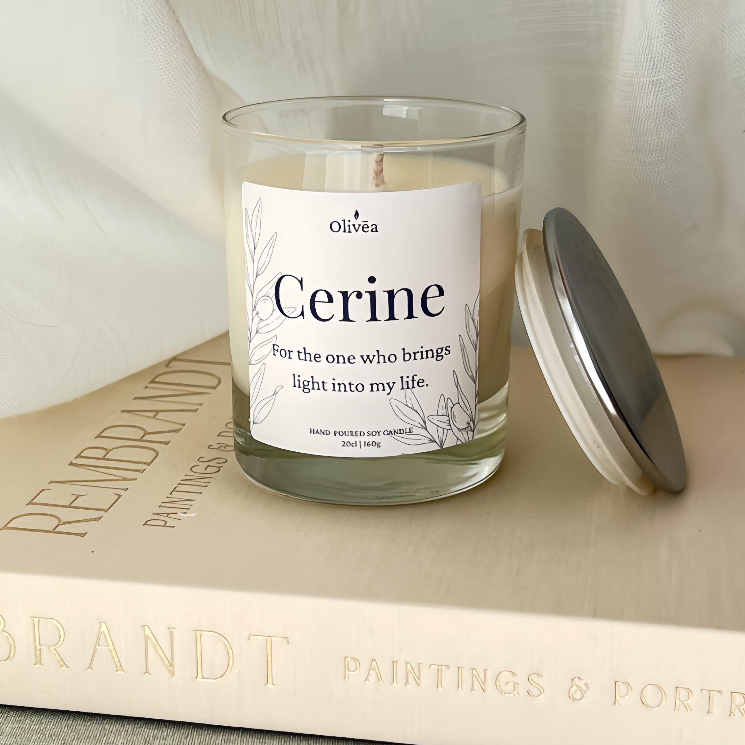 Personalized Scented Soy Candle Gift
