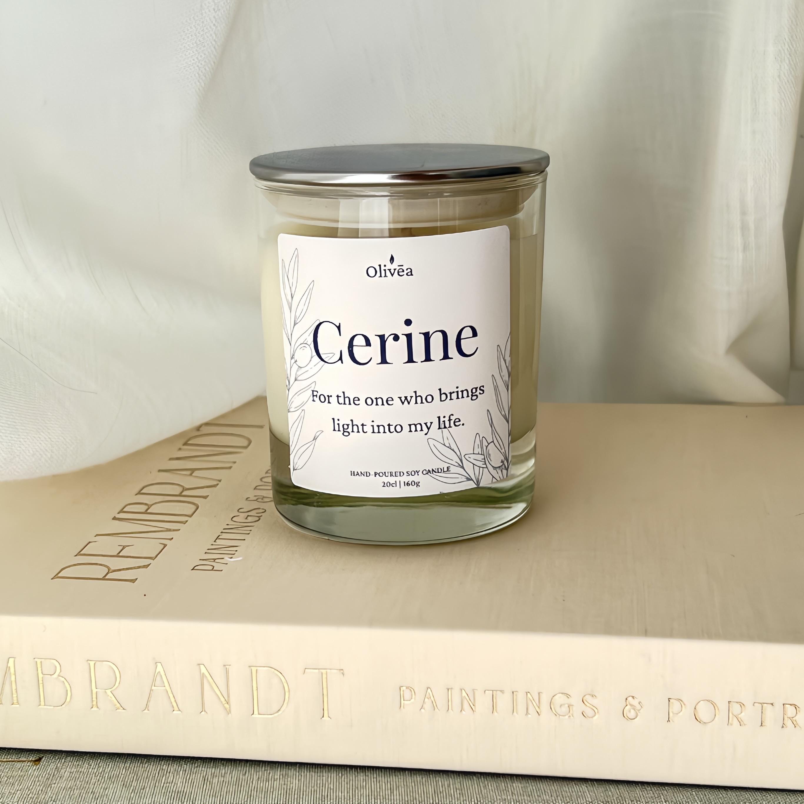Personalized Scented Soy Candle Gift