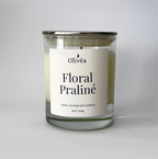 Scented Hand-Poured Soy Candle - Floral Praliné