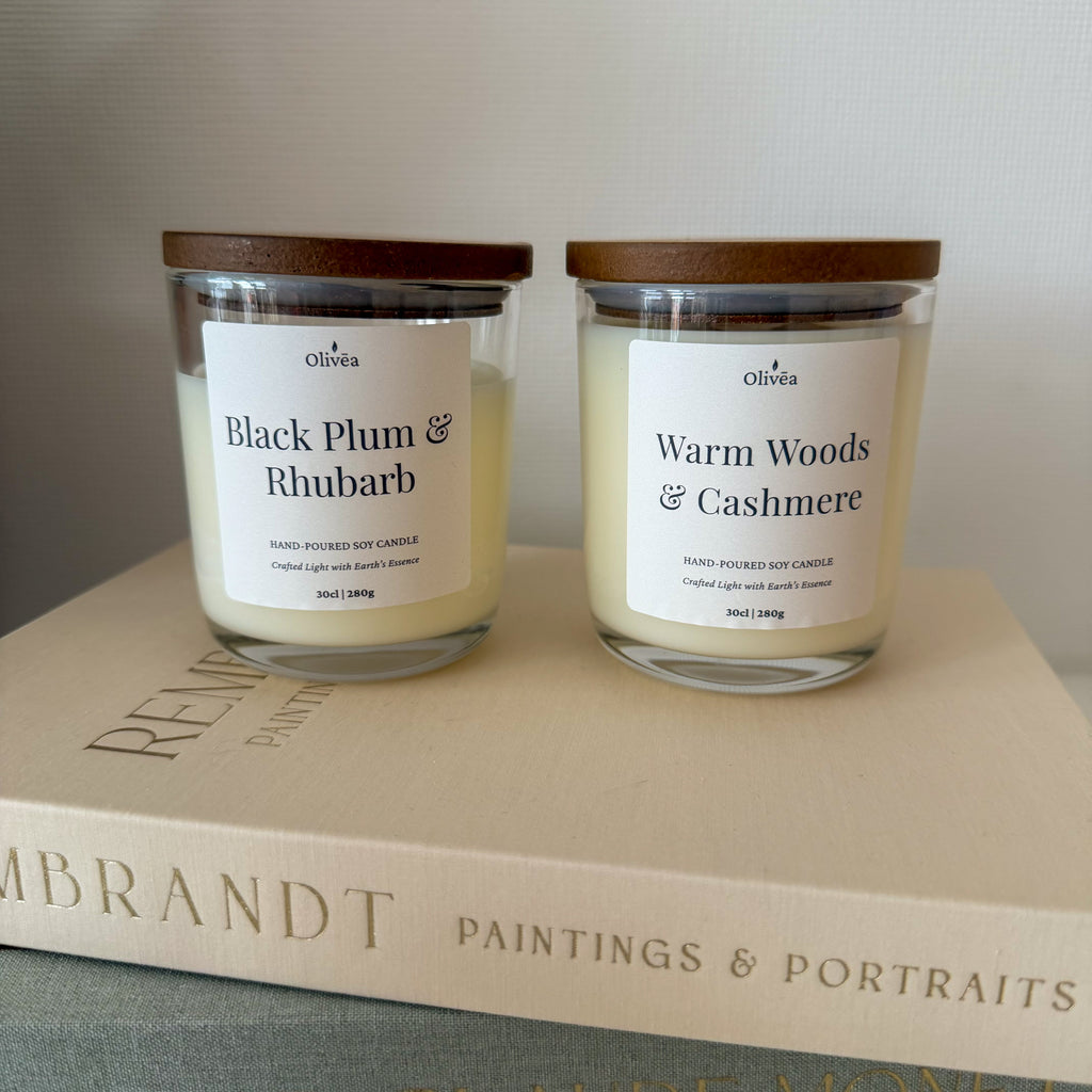 Scented Candle Duo — Hand-poured Soy Candles Set (2 × 30cl)
