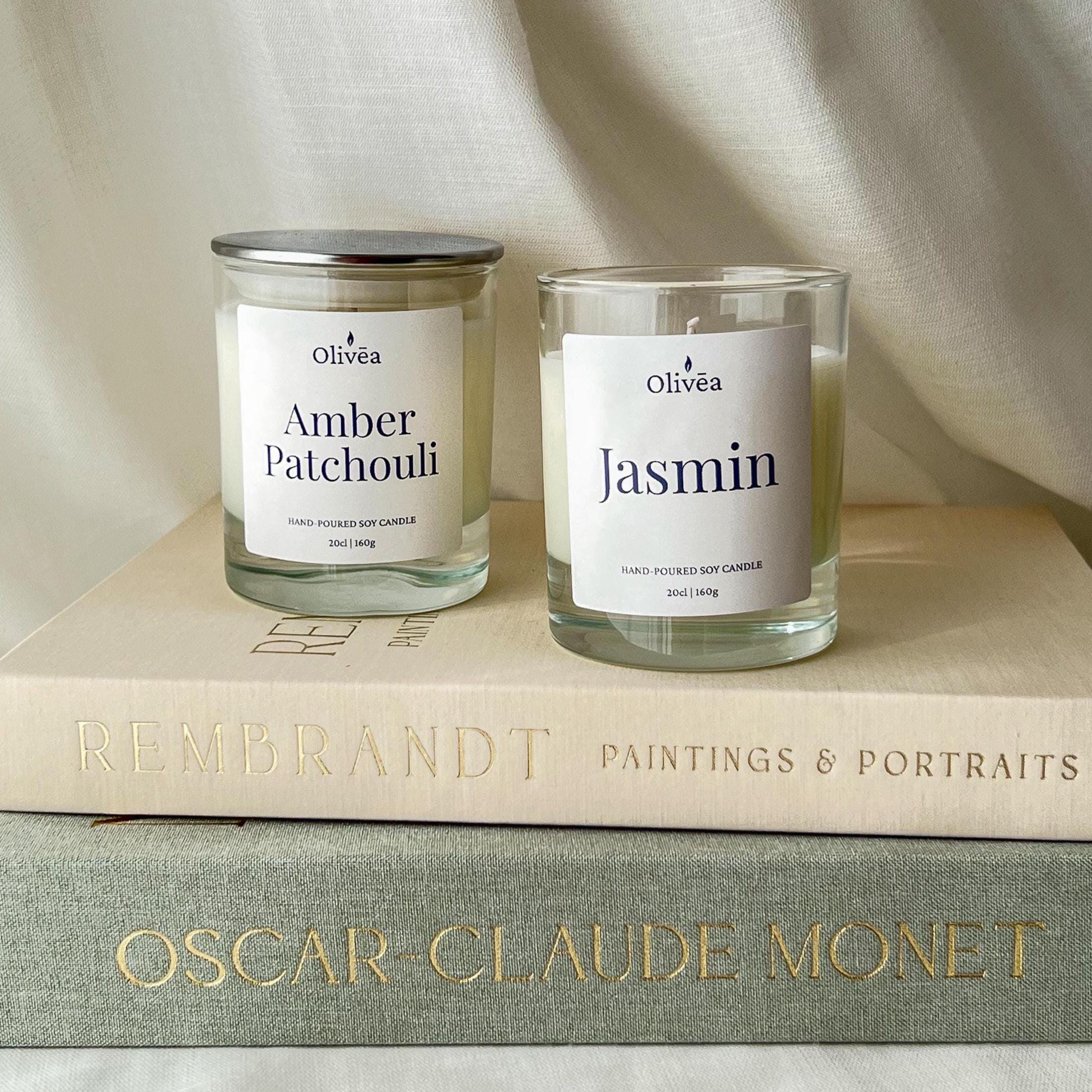 Scented Candle Duo – Hand-poured Soy Candles Set